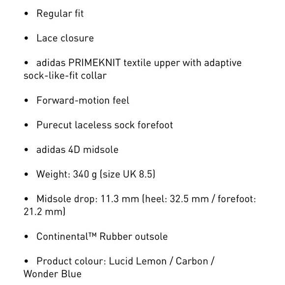 New adidas 4DFWD 3 M running shoes - Picture 9 of 13